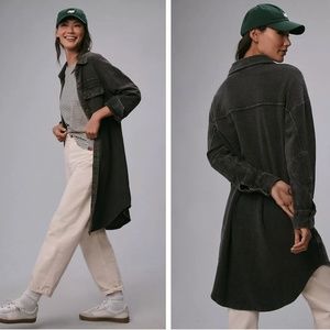 Pilcro Duster Shacket Black